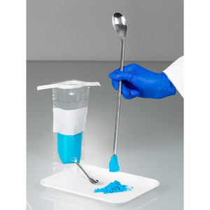 Espátula Doble Chattaway Cuadrada y Curva de Acero Inoxidable, Herramienta de Precisión para Dosificación Precisa - Burkle GmbH, Hecho en Alemania - Product Image 4