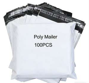 Bolsas de Envío Autoadhesivas Blancas Ecológicas Personalizadas de 60 Micras de Grosor, Rollo a Granel, Embalaje de Paquetería <span class=keywords><strong>Vinted</strong></span>, Bolsa de Polietileno Resistente - Product Image 3