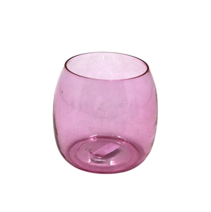 Support votif en verre rond de la plus haute conception nouveau pot de bougie de couleur bleue pour la décoration de salon à la main - Product Image 2