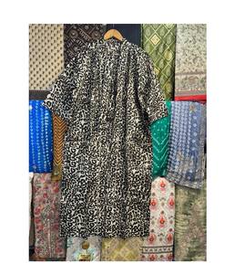 Leopard Print Cotton Kimono <b>Robe</b> Boho Lounge Wear Dressing Gown Anniversary Gift Winter <b>Robe</b> Cheetah <b>Robe</b> Leopard <b>Robe</b> - Product Image 1