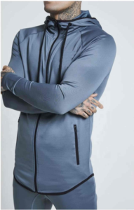 ชุดวอร์มผ้าฝ้าย100% ชุดออกกำลังกายผ้าฝ้ายรุ่นพรีเมี่ยมสำหรับผู้ชายชุดวอร์มเข้ารูปใส่สบายแห้งเร็วมีสไตล์ - Product Image 4