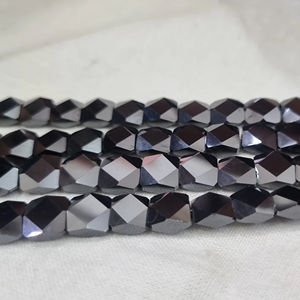 ลูกปัดเพชรโมอิสซาไนต์สีดำ ลูกปัดเจียระไนสำหรับทำเครื่องประดับ เพชรโมอิสซาไนต์ - Product Image 1