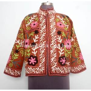 Chaqueta Bordada en Oferta, Chaqueta Cotrise Hecha a Mano para Mujer, Ropa de Playa Bohemia, Ropa Elegante para Festivales, Regalo Único para Ella, Talla Única - Product Image 6