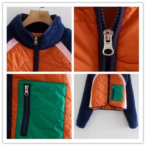 Chaqueta de mujer de manga larga de retazos algodón acolchado lona temporada Invierno - Product Image 3