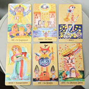 Pipspeak France Tarot : Jeu de cartes divinatoires traditionnelles françaises pour lectures spirituelles et articles de divination - Product Image 6
