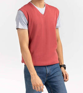 Sleeveless v neck Fashion Winter Long Sleeve Casual <b>Cardigan</b> Loose Knit Bottom Pullover Slim Fit Size <b>Men</b> Sweater - Product Image 4