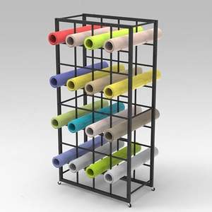 Carrito de Almacenamiento de Papel Móvil JH-Mech, Perfecto para Oficina en Casa, Organizador de Planos Metálico para Arquitectos - Product Image 1