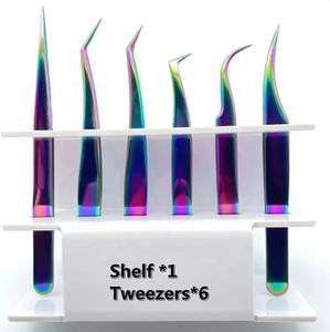 แหนบต่อขนตาเคลือบทองไทเทเนียมแบบขายส่ง พร้อมโลโก้สั่งทำ กล่องหนัง และบริการติดฉลากส่วนตัว - Product Image 5