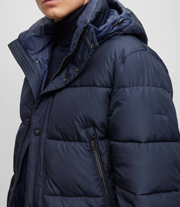 Veste d'hiver chaude coupe-vent de style décontracté pour homme, veste matelassée brillante de luxe, veste épaisse en duvet pour homme - Product Image 4