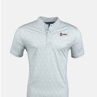 Personalizable de alta calidad de los hombres para los polos de impresión completa blanca Golf Jersey sublimación de moda personalizada camisetas impresas