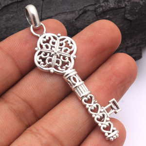 จี้925เงินสเตอร์ลิงรูปนกฮูกทำด้วยมือเงินธรรมดาเคลือบด้วยทองคำวัสดุสีโรสโกลด์สำหรับของขวัญหมายเลขแบบเสน่ห์ - Product Image 2