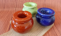 Cendriers en céramique marocains faits à la main, design bohème, couleur personnalisée, fabriqués au Maroc, utilisation intérieure/extérieure, MOQ 10