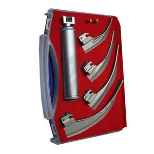 Juego de Laringoscopio de Pedestal de Acero Inoxidable en Oferta, Instrumentos de Cirugía Laríngea, Herramientas de Diagnóstico Endoscópico - Product Image 6