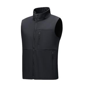 OEM Gilet softshell personnalisé chaud doublé polaire imperméable sans manches vestes gilet pour hommes avec col montant veste pour homme - Product Image 5
