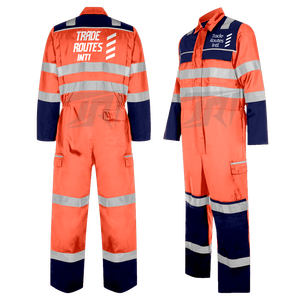 Ensemble de vêtements de travail de protection de sécurité extérieure professionnelle chemise boutonnée à bavette réfléchissante Durable col rond résistant aux intempéries - Product Image 2