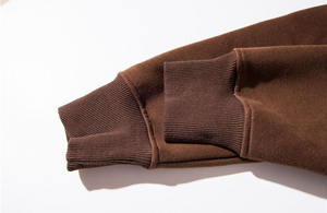 Vente en gros de sweats à capuche d'hiver écologiques, logo brodé personnalisé, marque privée, coton molletonné, coupe classique, pull de haute qualité pour hommes - Product Image 4