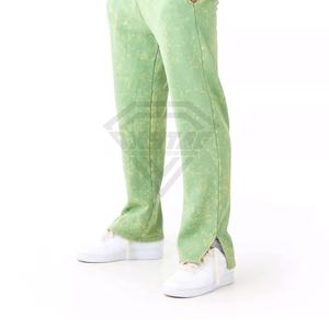 Último MODELO DE chándales acampanados de manga larga bordados para hombre servicio OEM fabricante de fábrica mejor diseño chándales Acampanados para hombre - Product Image 4