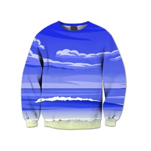 OEM prix d'usine hommes vente chaude imprimé partout sweat-shirt nouveau style sublimé 100% coton sweats pour l'hiver - Product Image 3