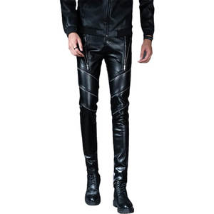 Premium Quality <b>Leather</b> <b>Pants</b> Factory Wholesale Price Geniune <b>Leather</b> Price Customized Logo <b>Leather</b> <b>Pants</b> for <b>Men</b> - Product Image 1