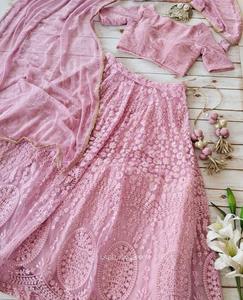 Nuevo diseñador Wear Georgette Heavy Sequence Bordado Trabajo Lehenga Choli Set Indian Bollywood Style Lehenga Calidad Premium - Product Image 3