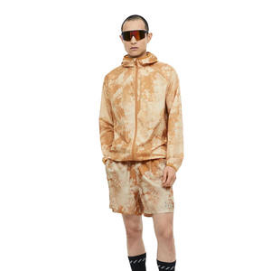 Veste coupe-vent zippée à impression numérique pour hommes de qualité supérieure à vendre avec capuche vestes d'extérieur personnalisées pour hommes - Product Image 2