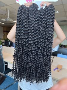 100% extensions de cheveux Remy humains Super Double Drawn Tape Style Deep Curly Natural Wave Skin Weft - Product Image 5