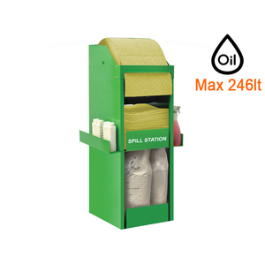 Carvel Spill Station 500x500x1500mm con material químico absorbente, 246lt - Product Image 1