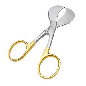 Braun-Stadler 18cm Ciseaux ombilicaux fins inclinés Instrument gynécologique en acier inoxydable pour tissus délicats du périnée - Product Image 3