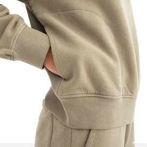 Wholesale Price Casual Wear Long Sleeve <b>Women</b> <b>Quarter</b> <b>Zip</b> Pullover Best Selling Low MOQ Sweatshirt with Pockets - Product Image 2