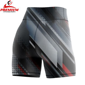 กางเกงขาสั้นทรงสครันช์บัตต์สำหรับผู้หญิง ออกกำลังกาย ฟิตเนส โยคะ เอวสูง - Product Image 2