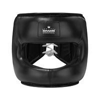 Casque de protection facial et de tête en cuir PU pour karaté et boxe, personnalisé OEM, pour sports d'équipe WINNERS INTERNATIONAL WI-BHG-14