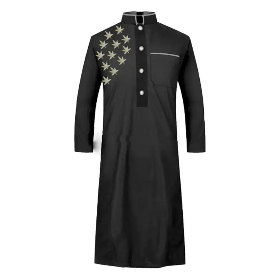 Bon prix Ramadan Hommes Thobe Dubai Style Thobe / Thawb MOYEN-ORIENT Support Articles en stock Adultes