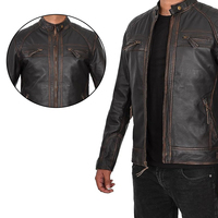 Veste en cuir d'hiver pour homme personnalisée de haute qualité, manches longues, respirante, séchage rapide, décontractée