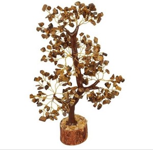 Árbol de cristal de ojo de tigre de alta calidad para limpieza de energía de terapia Reiki disponible a precio directo de fábrica - Product Image 2