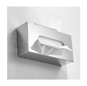 Caja de pañuelos Titular de la cubierta Artesanías Fabricación al por mayor Nueva artesanía Caja de pañuelos de acero inoxidable - Product Image 4