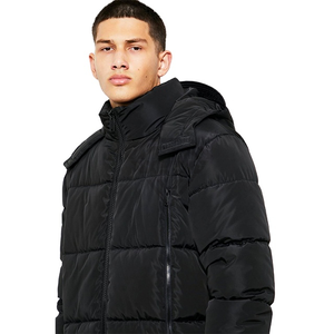 Veste matelassée à bulles personnalisée pour homme, de haute qualité, pour l'hiver, en nylon et polyester léger, OEM, vestes matelassées pour homme personnalisées - Product Image 6