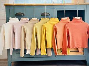 เสื้อสเวตเตอร์เข้ารูปคอตตอนออร์แกนิค3ซม. มีหลายสีอบอุ่นระบายอากาศได้ดีจากเวียดนามได้รับการรับรองจาก GOTS - Product Image 2