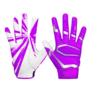 Guantes de Fútbol Rojos y Blancos con Palma de Silicona Ultra Adherente, Dorso Protector de Alto Rendimiento con Inyección de Goma - Product Image 5