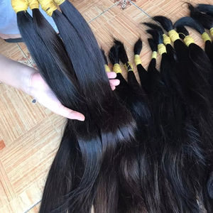 CDYHAIRVN Cabello Humano Vietnamita 100% Natural, Liso, Doble Trama, Donante Único, Sin Remy, 8-40 Pulgadas, Trama Doble a Máquina - Product Image 1