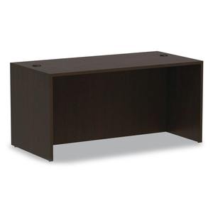 Alera Valencia Series Mueble de recepción recto ALEVA216030ES-Espresso 59.13 pulgadas. X 29.5 Pulgadas Escritorio de oficina duradero de 29.63 pulgadas - Product Image 1