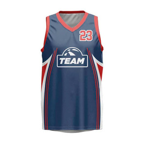 Maillot de basket-ball personnalisé pour hommes Maillot de basket-ball en polyester à sublimation personnalisé Maillot de basket-ball respirant pour hommes - Product Image 4