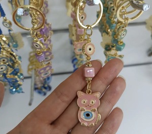 DAFNI <b>BIG</b> PAZAR Fashion Alloy Carabiner Keychain Enamel Gold Finish Unique Enamelled Tips Various 3D Shapes Embossing Printing - Product Image 6