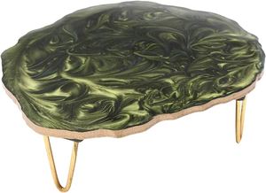 Meilleur support de service en bois pour pizza et plateau à fromages et charcuteries avec poignée en bois, compatible micro-ondes et lave-vaisselle, taille personnalisable - Product Image 2