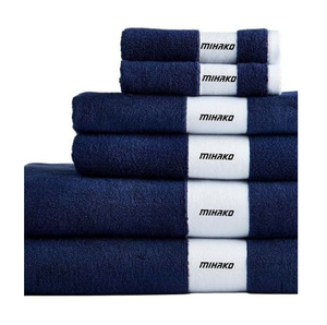 Meilleures ventes, ensembles de serviettes de bain d'hôtel 100% coton, couleur unie, design personnalisé avec un style luxueux pour le spa, prix avantageux - Product Image 1