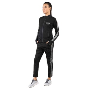 Manches longues hiver chaud Jogging costume fermeture éclair col étanche imprimé Logo Football entraînement uniforme ensemble vêtements de sport survêtements - Product Image 1