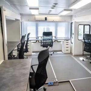 Remorque de bureau mobile extensible à 2 pièces avec salle de bain Design coulissant sur un côté pour les espaces de travail en déplacement - Product Image 6