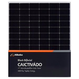 Panneau solaire monocristallin HJT bifacial noir 440W par Topsky Energy - Product Image 2