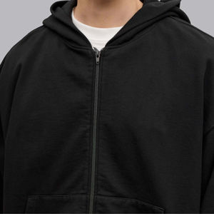 Sudadera con capucha con cremallera Boxy PARA MUJER: acogedora y cálida, ideal para ropa informal diaria y capas en clima más fresco - Product Image 5