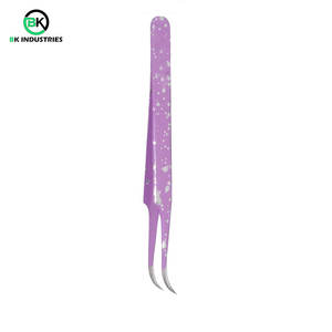 Pinces à cils courbées pour une isolation facile des cils, pinces à cils de haute précision pour les extensions de cils en volume - Product Image 4