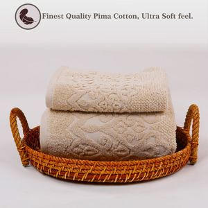 Marque de luxe personnalisé 100% coton biologique tissé éponge antimicrobien cadeau essuie-mains ensemble séchage rapide jetable écologique - Product Image 5